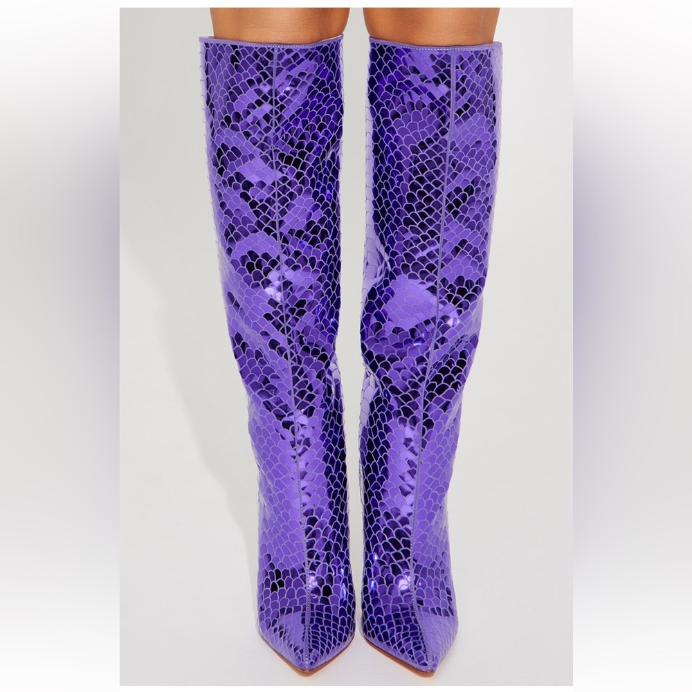 Amira Snakeskin Boots